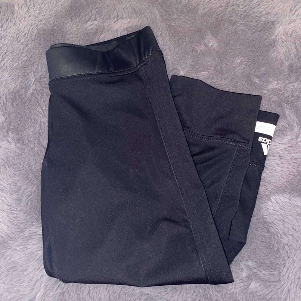 Adidas Stella McCartney Black Capri Leggings